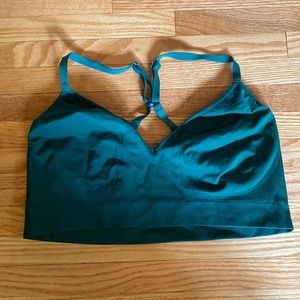 Green Athleta Sports Bra